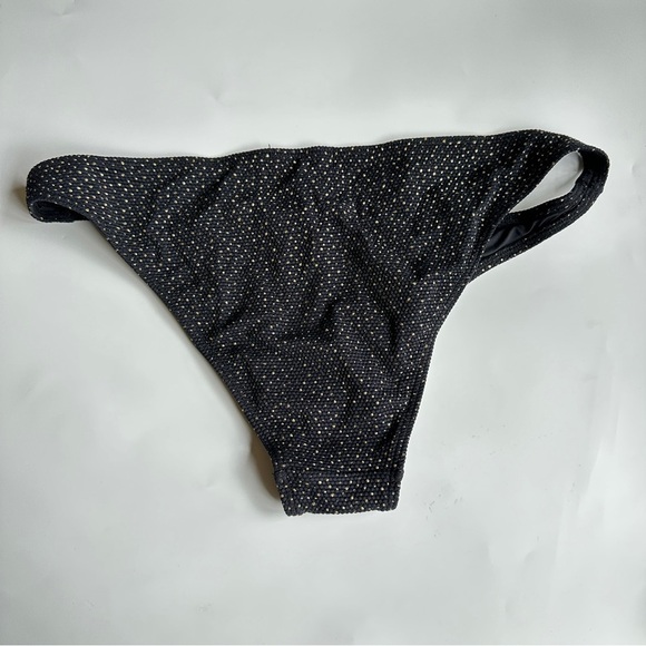 Onia Black Bikini Bottom with Gold Dots Size S - Picture 2 of 9